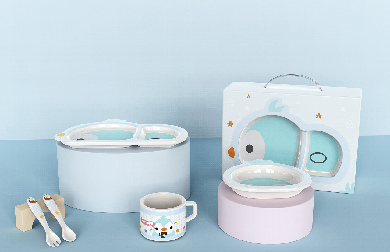 pahoer兒童餐具 設計美學與安全實用并重的文化生活用品